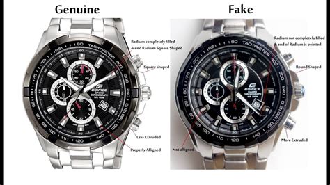 edifice watch how to tell if fake|How to Check Original Casio Watch: Real or Fake.